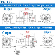 Load image into Gallery viewer, Nema23 Nema34 Nema 42 Planetary Reducer Ratio 5:1 10:1 for 60 80 90 130mm Servo Motor 57mm 86mm Motor High Precision Gearbox
