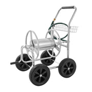 Bild in Galerie-Viewer laden, Amocart Hose Reel Cart 250ft Heavy Duty Garden Water Yard Planting w/ Basket Effortless Roll-up Versatile Application Steel