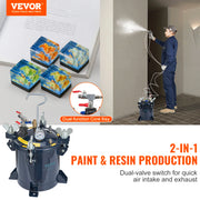 Bild in Galerie-Viewer laden, Amocart 10L Spray Paint Pressure Pot Tank Air Paint Pressure Pot Metal Rack Leak Repair Sealant for Industry Home Construction