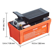 Bild in Galerie-Viewer laden, Amocart Air Hydraulic Pump 10,000 PSI 1/2 Gal Reservoir Foot Actuated Air Treadle for Auto Body Frame Machines and Pulling Post