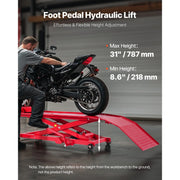 Charger l'image dans la visionneuse de galerie, Amocart Motorcycle Lift Table 1000/1500lbs Pneumatic/Hydraulic Motorcycle Jack,Heavy Duty Bike Repair Stand for ATVs, Dirt Bike