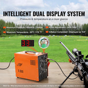 Bild in Galerie-Viewer laden, Amocart PCP Air Compressor 4500PSI/30Mpa Portable PCP Pump Compressor Water-Free Air Rifle Paintball Scuba Tank Compressor