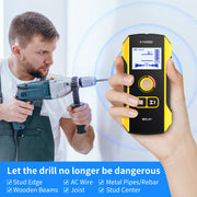 Load image into Gallery viewer, FNIRSI WD-01 WD-02 Metal Detector Wall Scanner with Newly Designed Positioning Hole for AC Live Cable Wires Metal Wood Stud Find