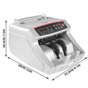 Charger l'image dans la visionneuse de galerie, Amocart 1000Pcs/Min Money Counter Business Cash Register Euros Bills Fake Banknote Detector by UV & MG Function for Banks Shops