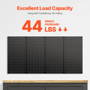 Bild in Galerie-Viewer laden, Amocart 24"x12" 2/3/4pcs Metal Pegboard Panels Steel Wall Tools Organizer Garage Storage Peg Panel for Workbench Office Craft