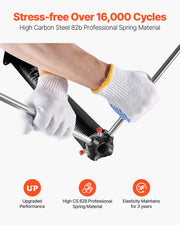 Charger l'image dans la visionneuse de galerie, Amocart Garage Door Torsion Springs Pair Cycles Electrophoresis Black Coated for Replacement Garage Door Springs