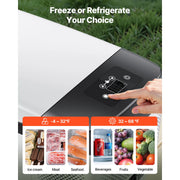 Charger l'image dans la visionneuse de galerie, Amocart 15L Small Fridge Portable Car Freezer 12V/24V Mini Refrigerator Compressor Cooler for RVs Traveling Camping Outdoor