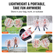 Bild in Galerie-Viewer laden, SucceBuy 4FT/1.2M Inflatable Bumper Ball Body Sumo Zorb Balls for Teen & Adult 0.8mm PVC Bubble Balls Bumper Bopper Toys