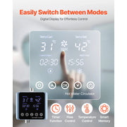 Load image into Gallery viewer, Amocart Digital Smart Instant Hot Water Recirculating Pump Kit with Built-in Thermostat Timer Digital Screen for Water Heaters