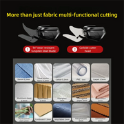 Load image into Gallery viewer, Cordless Electric Scissors 2 Blades Portable 4V Shears for Fabric Cloth Leather Cardboard Carpet DIY USB Cutting Tool 11000RPM