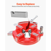 Charger l'image dans la visionneuse de galerie, Succebuy Threading Machine Dies 1/2"-3/4" Npt Pipe Dies(4 Packs) Ridgid Universal Die Heads 504A 711 713 811A 815A 816 817 842
