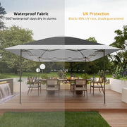 Load image into Gallery viewer, 13' x 13' Pop-up Gazebo Tent, Outdoor Patio Gazebo Instant Canopy Tent with Double Roof for Backyard,Patio