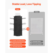 Bild in Galerie-Viewer laden, Amocart Rotating Pegboard Display Stand 4-Sided Spinning Peg Board Display Rack with 24 Hooks for Retail Store Jewelry Shop