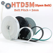 Load image into Gallery viewer, HTD 5M Open Belt PU HTD5M Open Timing Belt Conveyor Belt Polyurethane Belt Steel Belt 5M for CNC 15mm 20mm Belt HTD 5M Open Belt