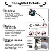 Load image into Gallery viewer, Multifunctional Soldiering Machine Semi-Automatic Soldering Station Precision USB Spot Welding DC Plug Soldering LED Light Power