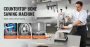 Bild in Galerie-Viewer laden, Amocart Commercial Electric Meat Bandsaw 650W 1800W Stainless Steel Countertop Bone Sawing Machine Frozen Fish Cutter for Pork