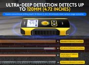 Load image into Gallery viewer, FNIRSI WD-01 WD-02 Metal Detector Wall Scanner with Newly Designed Positioning Hole for AC Live Cable Wires Metal Wood Stud Find