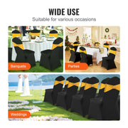 Charger l'image dans la visionneuse de galerie, Amocart 50PCS Spandex Chair Cover for Wedding Party Universal Fitted Chair Cover Removable Washable Protective Slipcovers