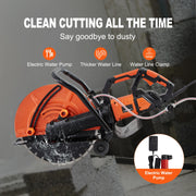 Charger l'image dans la visionneuse de galerie, Amocart Electric Concrete Saw 16 in 3200 W Motor Circular Cutter with Max. 6 in Adjustable Cutting Depth Pump Blade for Brick