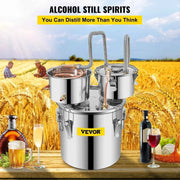 Charger l'image dans la visionneuse de galerie, Amocart 12L 20L 30L 50L Alcohol Brewing Distiller DIY Moonshine Apparatus Stainless Steel Still Whisky Beer Brandy Home Use