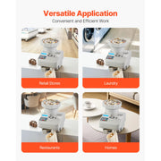 Charger l'image dans la visionneuse de galerie, Amocart Automatic Coin Sorter Wrapper with LED Display – Professional All-Coin Sorting Machine