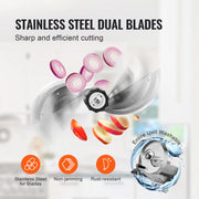 Charger l'image dans la visionneuse de galerie, Amocart Manual Vegetable Fruit Slicer 0-0.5"/0-12mm Thickness Adjustable Commercial Slicer Machine Food Cutter Slicing Machine