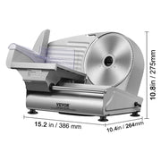 Charger l'image dans la visionneuse de galerie, Amocart Meat Slicer Electric Deli Food Slicer SUS 420 Stainless Steel Blade and Blade Guard Adjustable Thickness for Home Use