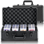 Charger l'image dans la visionneuse de galerie, Amocart Graded Card Storage Box 4 Slots or 5Slots with Key Lock or Coded Lock Foam Dividers for 96/108/120/162 PSA Graded Cards