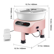 Load image into Gallery viewer, Amocart Pottery Wheel 11inch Pottery Forming Machine Direct Drive Ceramic Wheel 450W Electric Wheel for Pottery with Foot Pedal
