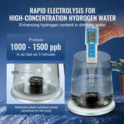 Charger l'image dans la visionneuse de galerie, Amocart 400ML Hydrogen Water Cup Hydrogen Generator SPE Technology Hydrogen Water Ionizer Machine with Wireless Charging Base