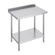 Load image into Gallery viewer, Amocart Stainless Steel Work Table Commercial Heavy Duty Food Prep Worktable with Adjustable Height for Restaurant Home