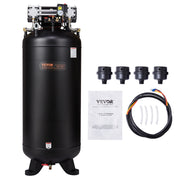 Bild in Galerie-Viewer laden, Amocart 80 Gallon Air Compressor 6.5HP 145PSI Oil Free Air Compressor Ultra Quiet Compressor for Industrial Sites Auto Repair