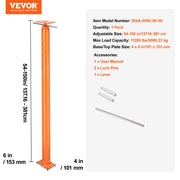 Load image into Gallery viewer, Amocart House Floor Jack Adjustable Support Beam Basement Jack Post Pole for Leveling Lift Steel Telescoping Jack Support