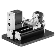Bild in Galerie-Viewer laden, Amocart 2.76x5.12 in Mini Metal Lathe Machine 36W 20,000 RPM Speed + 3-jaw Chuck Aluminum Alloy for Processing Precision Parts