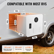 Charger l'image dans la visionneuse de galerie, Amocart RV Tankless Water Heater Instant Shower 15 x 15 in Optimized Comfort Performance Hot Water Ideal for RVers' Family