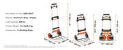 Charger l'image dans la visionneuse de galerie, Amocart 275/309 lbs Folding Hand Truck Portable Unity Cart Dolly with Telescoping Handle and Binding Rope for Moving Warehouse