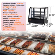 Load image into Gallery viewer, Amocart 3.5/4.2/5/9.8 cft Refrigerated Display Case Large Commercial Pastry Display Refrigerator with LED Lighting for Bakery