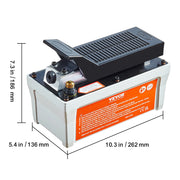 Bild in Galerie-Viewer laden, Amocart Air Hydraulic Pump 10,000 PSI 1/2 Gal Reservoir Foot Actuated Air Treadle for Auto Body Frame Machines and Pulling Post