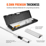 Charger l'image dans la visionneuse de galerie, Amocart Drywall Skimming Blade Set 10/16/24/32/40 inch Skimming Blades + 34-81.6 in Extension Handle Pole Stainless Steel Knife