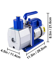 Charger l'image dans la visionneuse de galerie, Amocart Vacuum Pump 7 CFM 1/3 HP Single Stage for R12 R22 R134a R410a Systems, 5PA Vacuum Refrigerant for Automobile Reparation