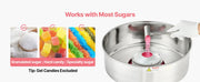 Charger l'image dans la visionneuse de galerie, Amocart Cotton Candy Machine Commercial 1000W Electric Candy Floss Maker Easy Use with 15 inch Stainless Steel Bowl