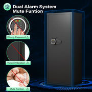 Charger l'image dans la visionneuse de galerie, Amocart 3-8 Rifles Gun Safe with Digital Lock Gun Storage Cabinet Removable Shelf for Home Long Guns & Pistols