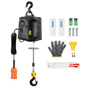 Charger l'image dans la visionneuse de galerie, Amocart 1100lbs 1500W Electric Hoist Winch Portable Power Winch Crane with Wireless Remote Control for Overload Protection