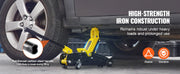Charger l'image dans la visionneuse de galerie, Amocart 2T Low Profile Floor Jack Iron Hydraulic Racing Floor Jack Hydraulic Car Jack with Single/Dual Piston Quick Lift Pump