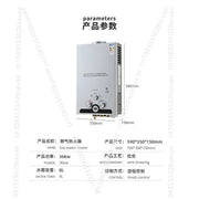 Load image into Gallery viewer, Gas Water Heater Bathroom Universal Natural Gas Water Heater Instant Heating Household 6L/8L/10L/12L