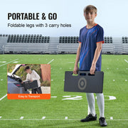 Charger l'image dans la visionneuse de galerie, Amocart Soccer Rebounder Board Portable Soccer Wall with 2 Angles Rebound Foldable HDPE Kickback Rebound Board for Adults