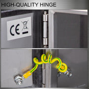Bild in Galerie-Viewer laden, Amocart NEMA Stainless Steel Enclosure 300x300x200 mm IP66 Waterproof & Dustproof Electrical Junction Box with Mounting Plate