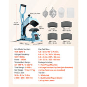Load image into Gallery viewer, Amocart Hat Heat Press Machine 8.5 x 4 in Large Heating Plate with Caps Stretcher Precise Temperature Time Control Heat Press