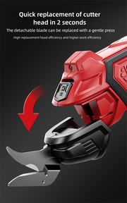 Load image into Gallery viewer, Cordless Electric Scissors 2 Blades Portable 4V Shears for Fabric Cloth Leather Cardboard Carpet DIY USB Cutting Tool 11000RPM