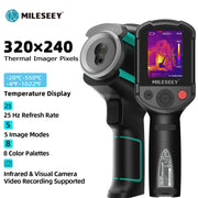 Load image into Gallery viewer, MILESEEY TR256E /B Upgraded Thermal Imager 320x240 Thermal Imaging Camera with Video Recording For Repair, PCB, Termite Detectio